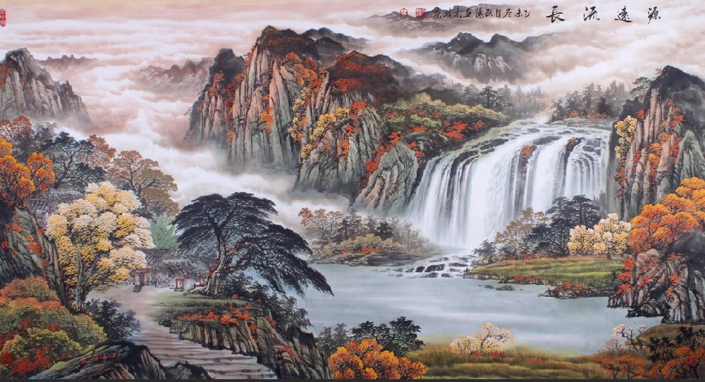 中国山水画中的情与景